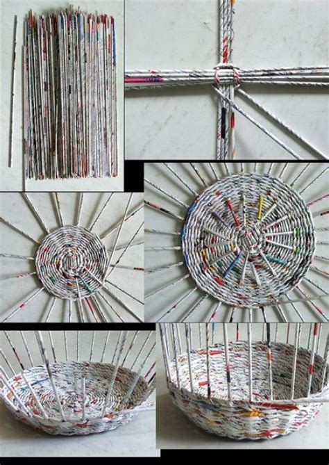 Some Easy And Nice Diy Newspaper Wall Hangings And D Cor Craft Ideas