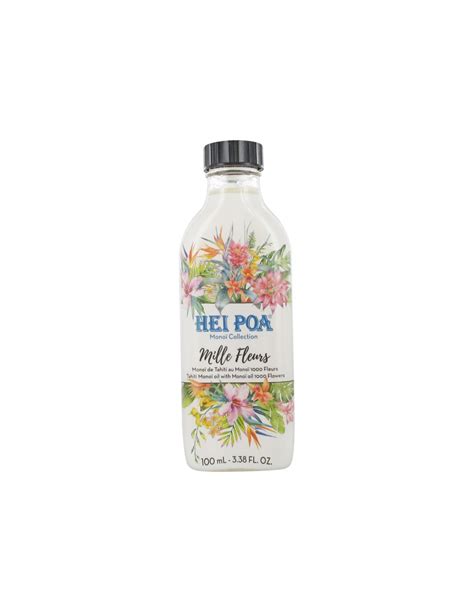 Hei Poa Monoï de Tahiti au Monoï 1000 Fleurs 100ml