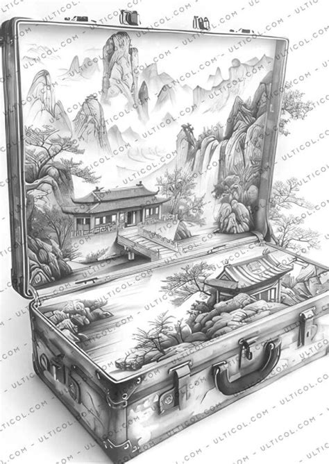 Worlds In A Suitcase Coloring Pages Suitcase Worlds Coloring Sheets