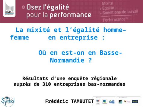 Ppt La Mixité Et Légalité Homme Femme En Entreprise Où En Est On En