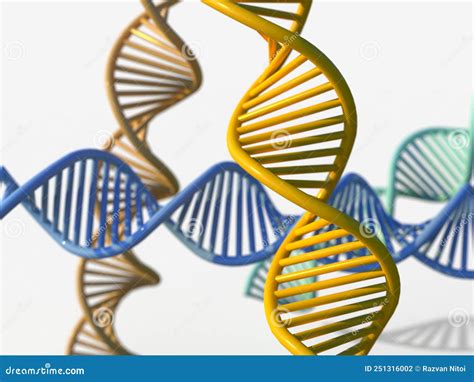 Struttura A Spirale Della Molecola Genetica Dna Illustrazione Di Stock