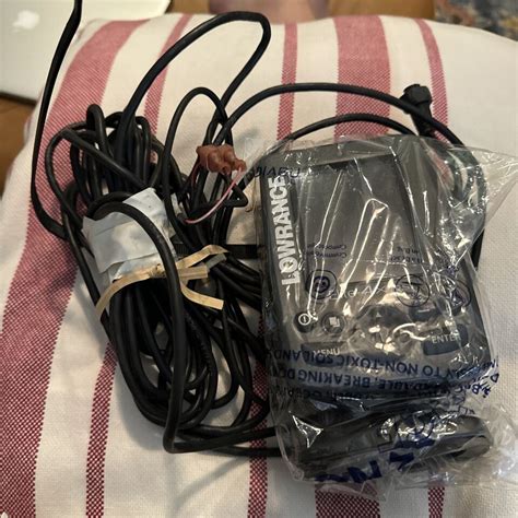 Lowrance Elite 4x Dsi Fishfinder New Power Transducer Cord And Hardware