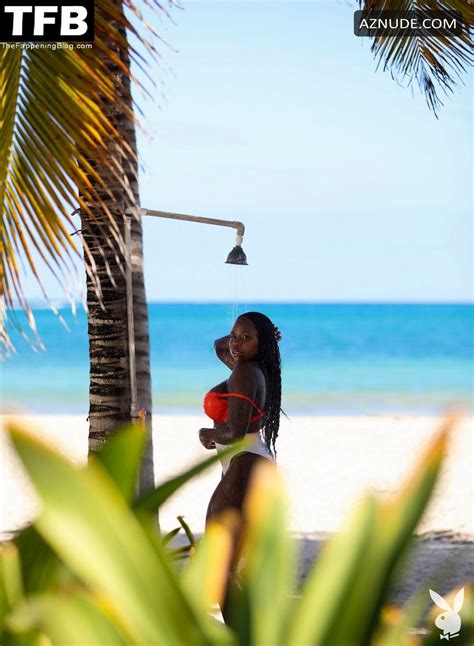 Marsha Elle Sexy Poses Topless Showcasing Her Hot Figure In A Photoshoot Aznude