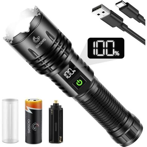 Lampe Torche Led Ultra Puissante Torche Led Puissante Rechargeable