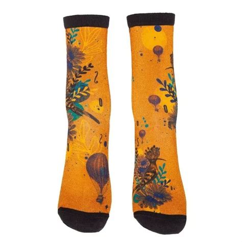 Chaussettes Bambou Originale Lili Gambettes Orange Boutique