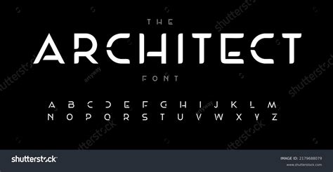 Architect Fonts Over 8747 Royalty Free Licensable Stock Illustrations