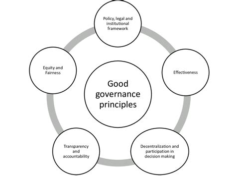 The Five Principles Of Good Governance Adopted In The Project Source Download Scientific