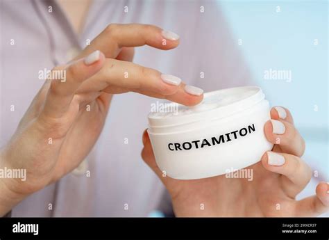 Crotamiton Medical Cream Conceptual Image A Cream Used To Treat