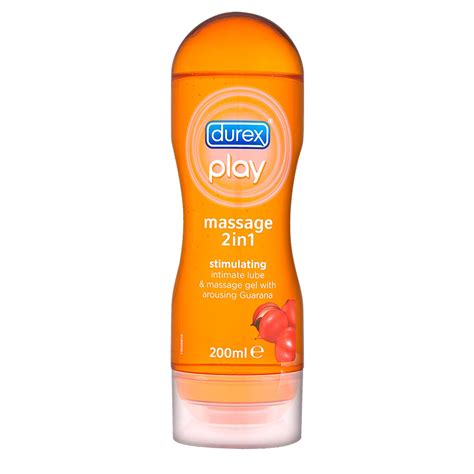 Durex Play Stimulating Massage Gel 2 In 1 Flavoured Lube Spray Pk