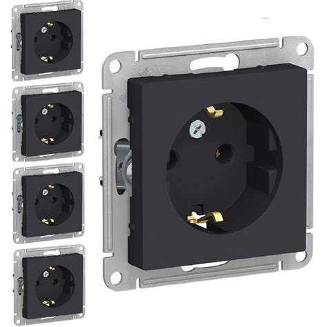Розетка Schneider Electric (Шнайдер Электрик) AtlasDesign (Атлас Дизайн ...