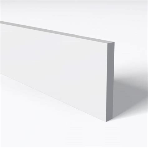 42m Mdf Mr Square Edge Skirting Board Rapid Skirting