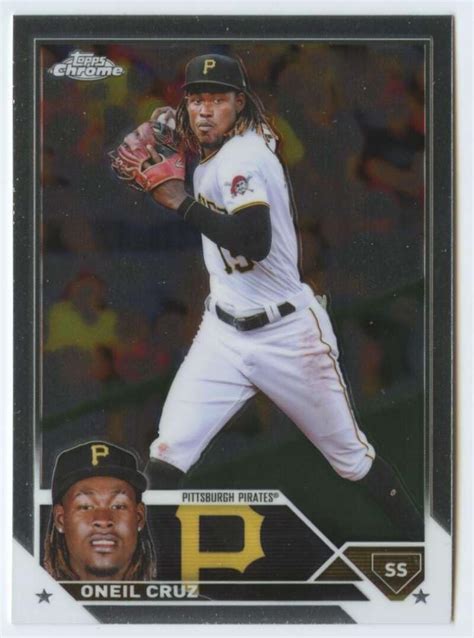 Amazon 2023 TOPPS CHROME 15 ONEIL CRUZ PITTSBURGH PIRATES