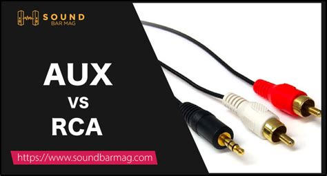 AUX VS RCA - What's the Difference?