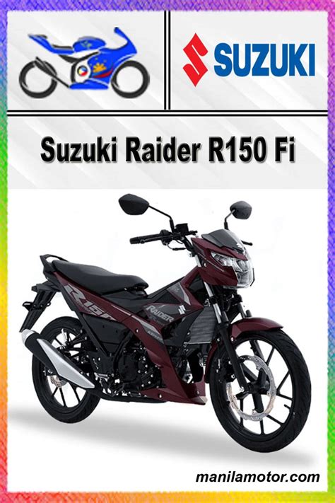 Suzuki Raider R150 Fi Price In Philippines Suzuki Raiders Suzuki