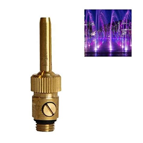 NAVADEAL 1 4 DN8 Brass Multi Direction Comet Water Fountain Nozzle