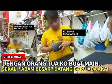 WARGA ASING JADI TOKEH KEDAI JAHIT TAPI KURANG AJARMAIN2KAN MAKCIK