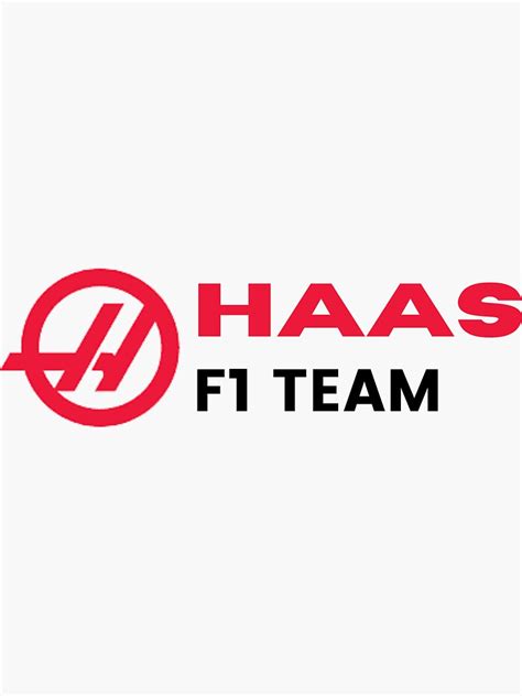 Haas F1 Team Logo Prints Sticker For Sale By Divyanshig Redbubble