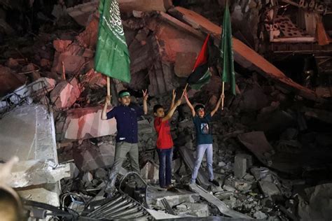 Palestinians See Victory In Gaza Truce As Israel Warns Hamas