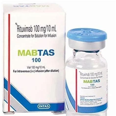 Rituximab 100mg Intas Pharmaceuticals Ltd Mabtas N 100mg Injection