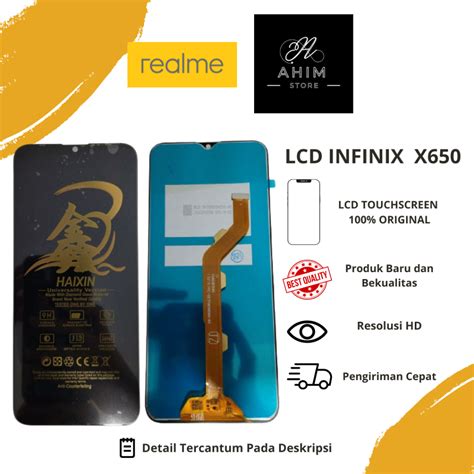 Jual LCD TOUCHSCREEN INFINIX HOT 8 X650 COMPLETE ORIGINAL 1 SET