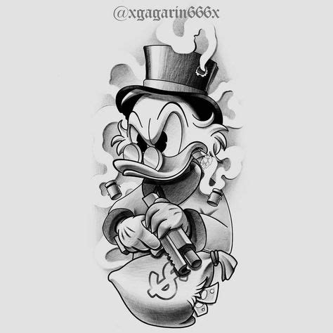 Ideias De Pato Donald Tatuagem Tio Patinhas Tatuagem De Dinheiro