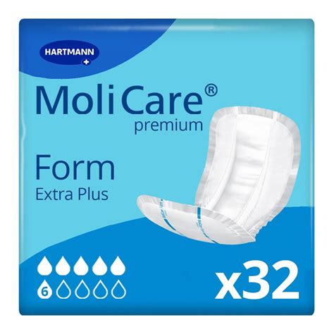 MoliCare Premium Form 6 Drops 2353ml 32 Pack AgeUKIncontinence Co Uk