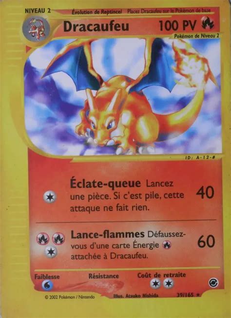 Dracaufeu Expedition Carte Pokemon Poke Cartes