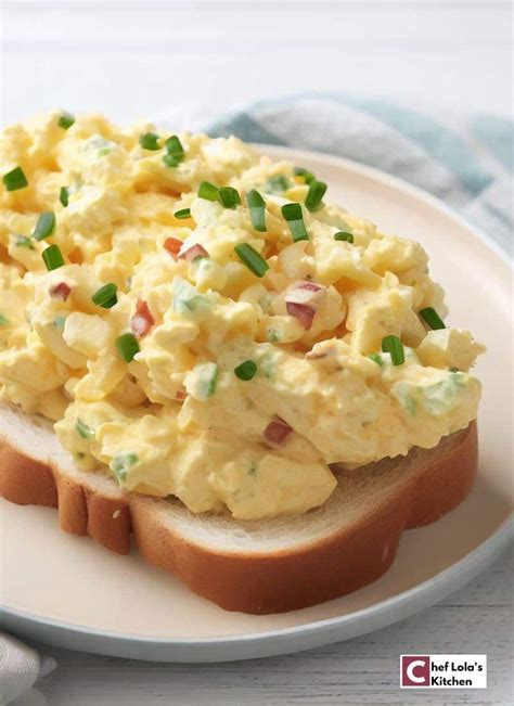 Creamy Tangy And Delicious Egg Salad Recipe Chef Lola S Kitchen