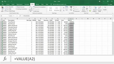 Excel How To Convert A Number Stored As Text With A Formula Youtube