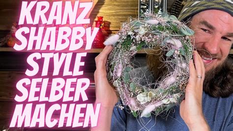 Herbstkranz Shabby Chic Style Zum Selber Machen DIY Anleitung Vom