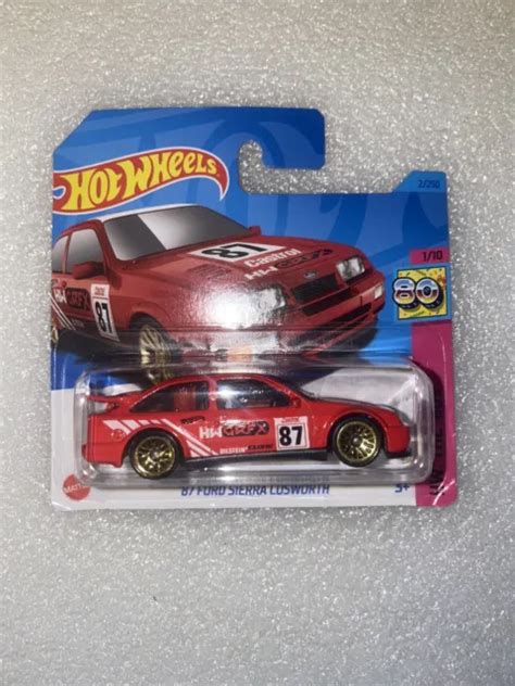 HOT WHEELS Ford Sierra Cosworth Red HW années Modèle réduit neuf de voiture de