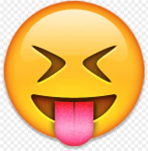 Tongue Sticking Out Eyes Closed Emoji PNG Transparent With Clear Background ID 95549 | TOPpng