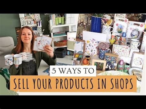 5 Ways To Sell Your Products In Shops Creative Small Business Art