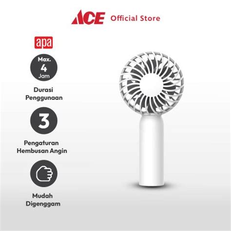 Jual Ace Apa Inci Kipas Angin Meja Portabel Putih Desk Fan