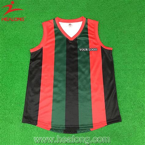 Healong Dri Fit Dye Sublimated Printed Cheap Rugby Jerseys China Afl