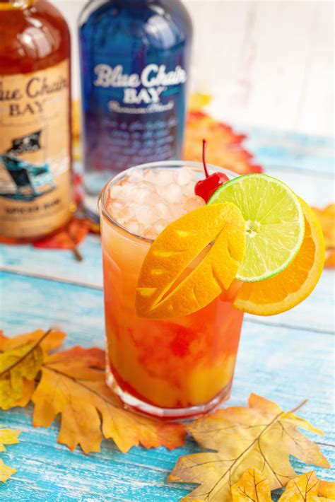 Autumn Leaves Coconut And Spiced Rum Fall Cocktail Recipe