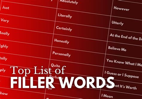 50 Filler Words List To Cut From Your Writing