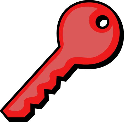 Red Key Clip Art At Vector Clip Art Online Royalty Free