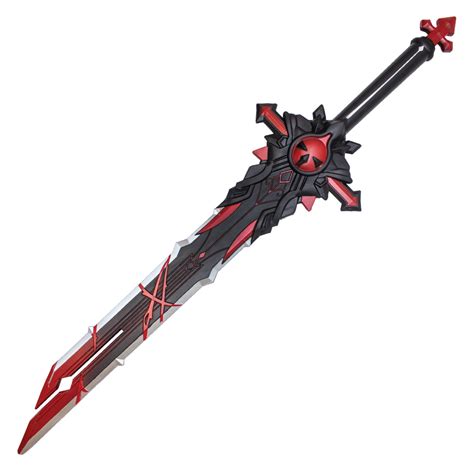 41" Cosplay Fantasy Foam Black/Red Sword