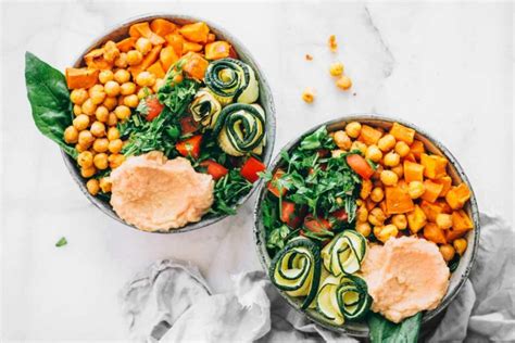 Vegan Sweet Potato Nourish Bowl With Chickpeas Nutriciously