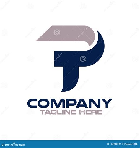 Modern Letters TP Or PT Logo Stock Vector Illustration Of Corporate