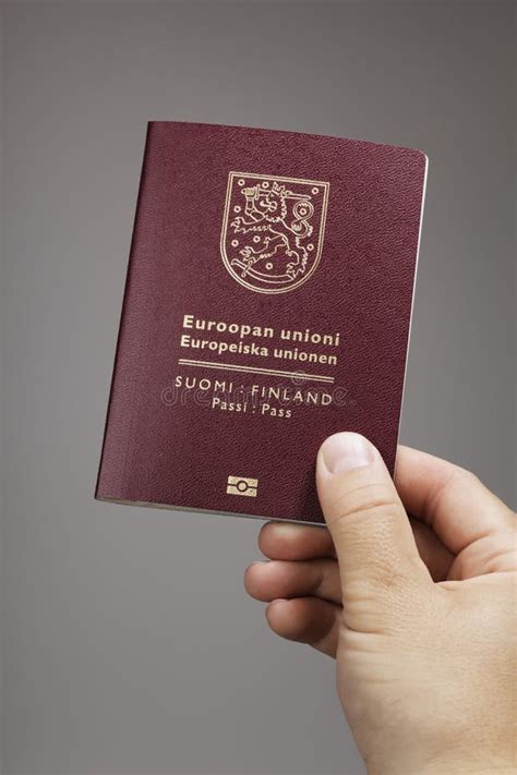 Finnish Passport Stock Image Image Of Nationality Document 33410633