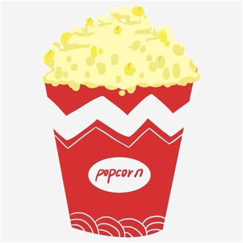 Food Snacks White Transparent Snack Food Popcorn Illustration Snacks