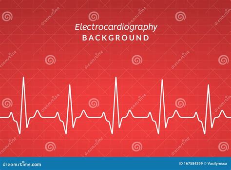 Ecg Hartslagmonitor Cardiogram Hartpullgolf Medische Achtergrond