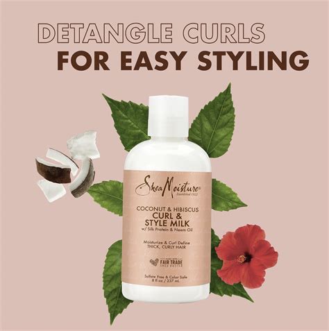 Shea Moisture Coconut And Hibiscus Curl Enhancing Style Milk