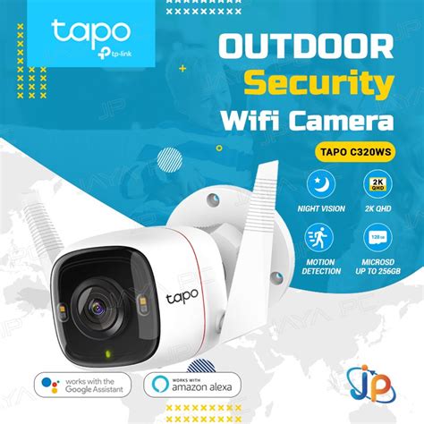 Jual TP LINK Tapo C320WS Outdoor Security Wi Fi IP Camera CCTV 2K QHD