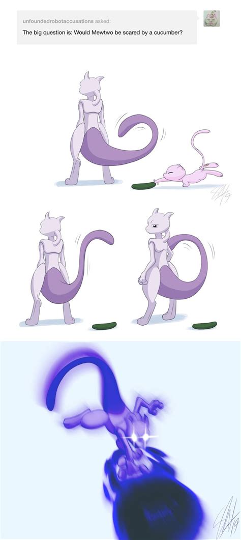 Dangerous Cucumbers By Tc On Deviantart Mew And Mewtwo Pokemon