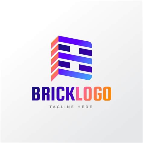 Free Vector | Brick logo template design