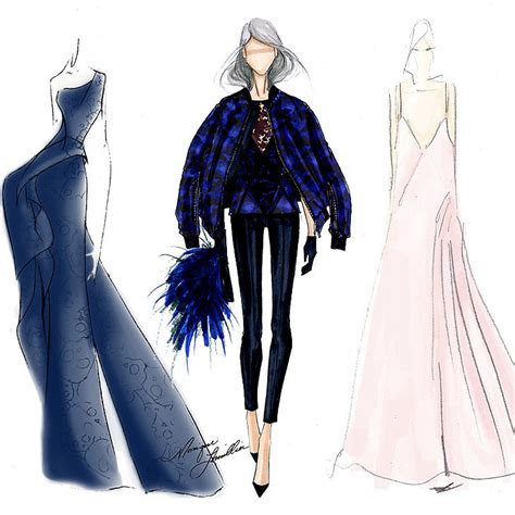 Fall 2014 New York Fashion Week Designer Sketches | POPSUGAR Fashion