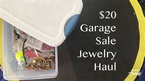 20 Garage Sale Jewelry Haul Diamonds Emeralds And Gold To Resell On